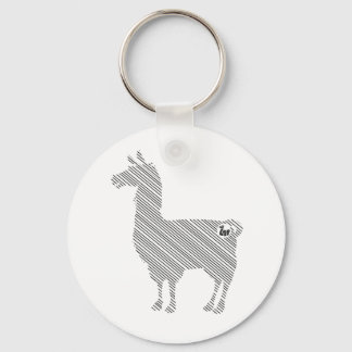 Porte-clés Porte - clé Llama rayé