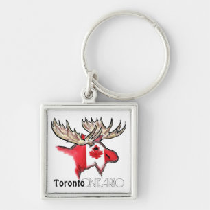Porte-clés Porte - clé local de drapeau de Toronto Ontario