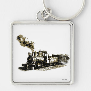 Porte-clés Porte - clé Locomotive à vapeur