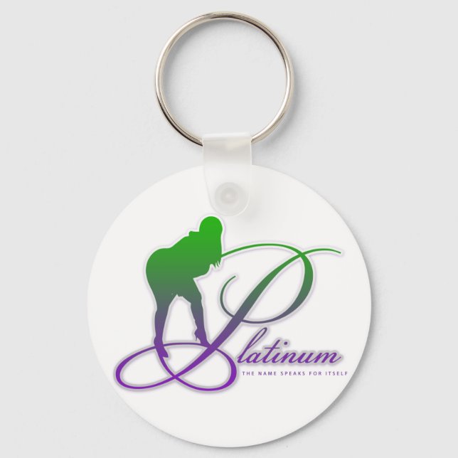 PORTE-CLÉS PORTE - CLÉ LOGO PLATINUM (Recto)