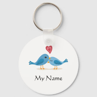 Porte-clés Porte - clé : Lovebirds - Mon nom