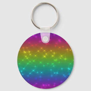 Porte-clés Porte - clé lumineux arc-en-ciel