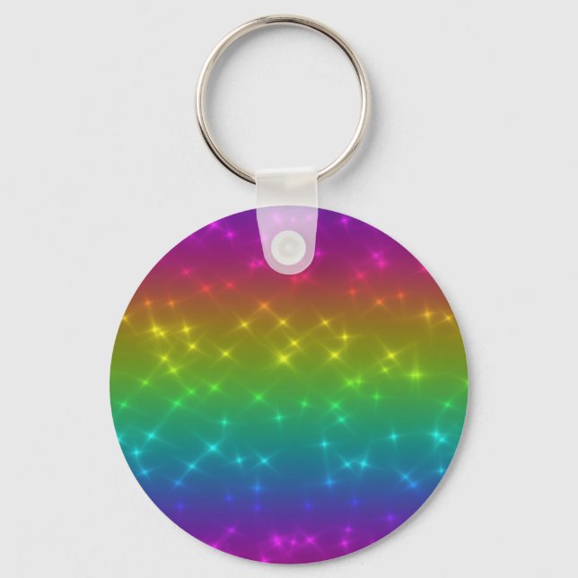 Porte-clés Porte - clé lumineux arc-en-ciel (Recto)