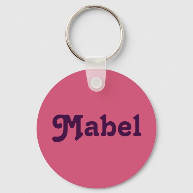 Porte-clés Porte - clé Mabel (Recto)