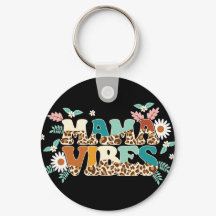 Porte - clé Mama Vibes