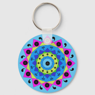 Porte-clés Porte - clé Mandala