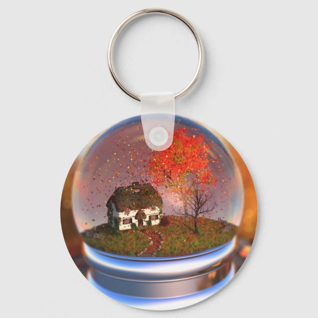 Porte-clés Porte - clé Maple Leaf Globe (Recto)