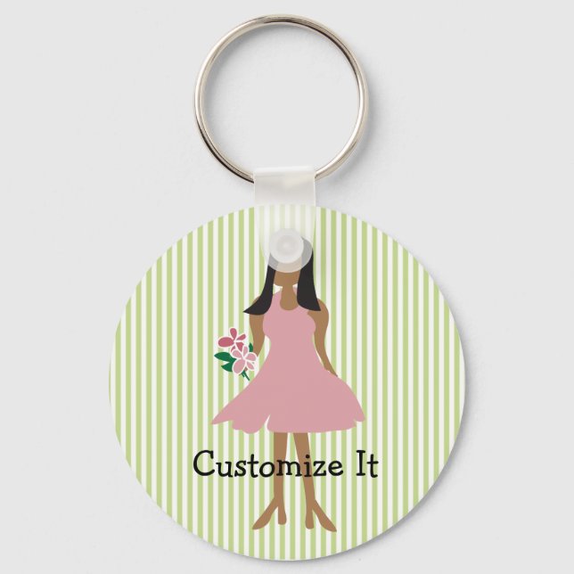 Porte-clés Porte - clé Mariage ethnique (Recto)