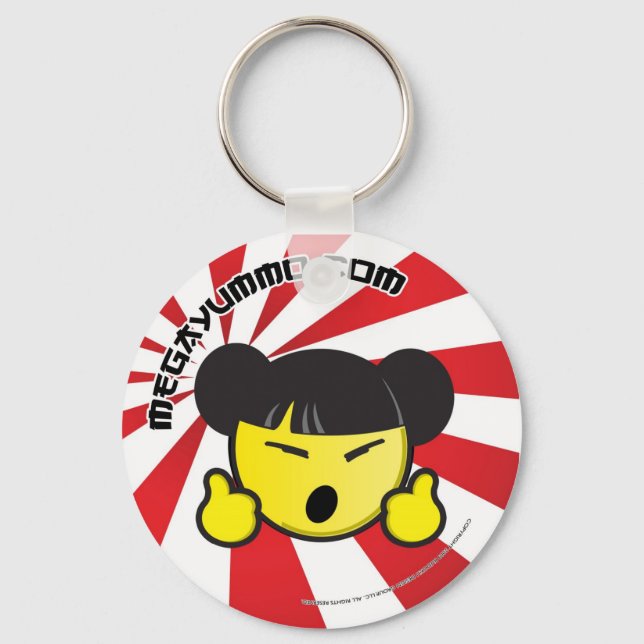 Porte-clés porte - clé Megayummo.com (Recto)