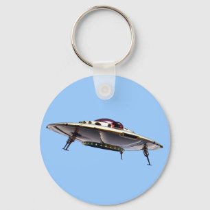 Porte-clés Porte - clé métallique d'UFO