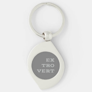 Porte-clés Porte - clé métallique Extrovert gris