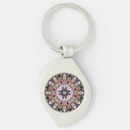 Porte-clés Porte - clé métallique Mandalastyle
