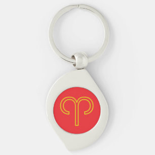 Porte-clés Porte - clé métallique Zodiac Aries