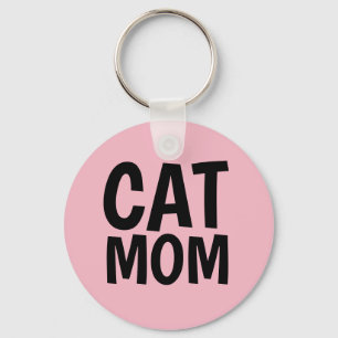 Porte-clés Porte - clé MOM CAT rose