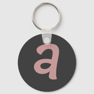 Porte-clés porte - clé monogramme "A"