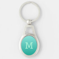 Porte - clé monogramme personnalisé Emerald Gradie