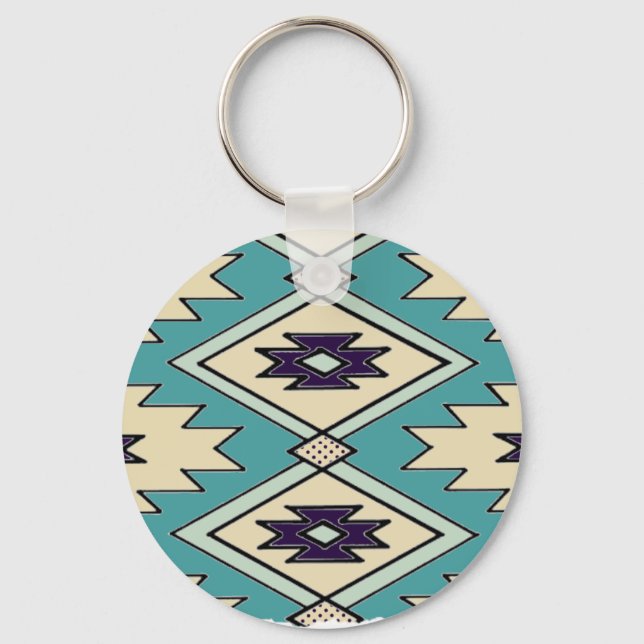 Porte-clés Porte - clé Motif autochtone (Recto)