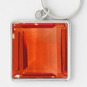 Porte-clés Porte - clé Motif Orange Gemstone