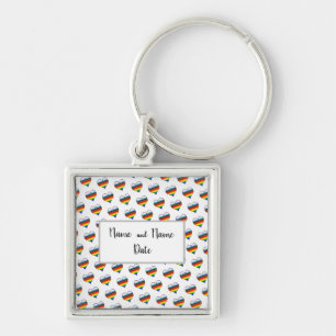 Porte-clés Porte - clé Motif Rainbow Heart
