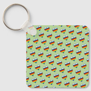 Porte-clés Porte - clé Motif Rainbow Heart