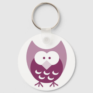 Porte-clés Porte - clé mou violet Hootie