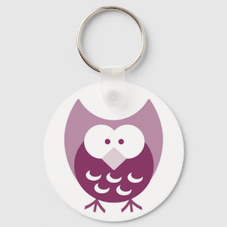 Porte-clés Porte - clé mou violet Hootie