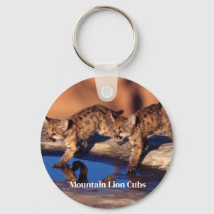Porte-clés Porte - clé-Mountain Lion Cubs Porte - clé