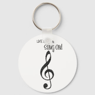 Porte-clés Porte - clé musical "Live Long and Sing On"
