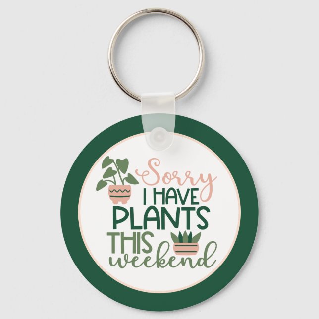 Porte-clés Porte - clé naturel du jardin plante (Recto)