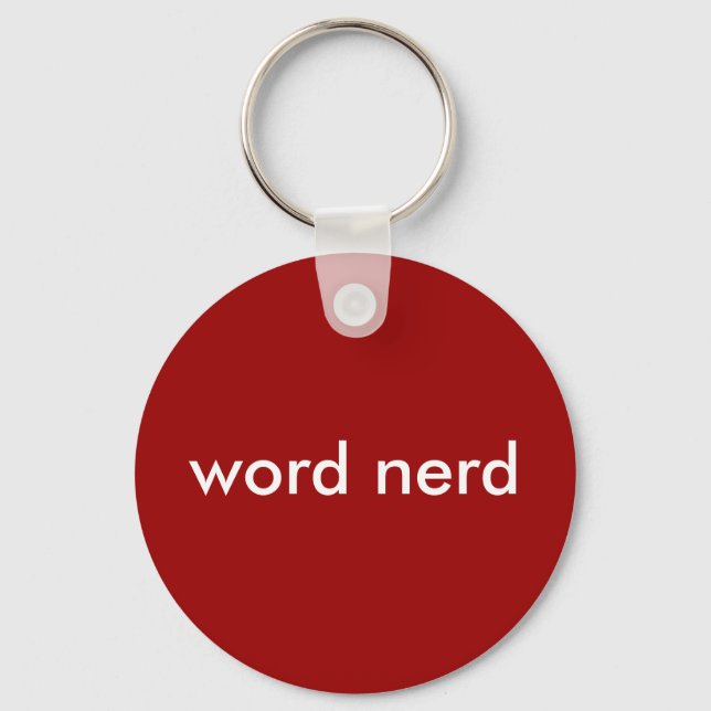 Porte-clés Porte - clé Nerd Word (Recto)