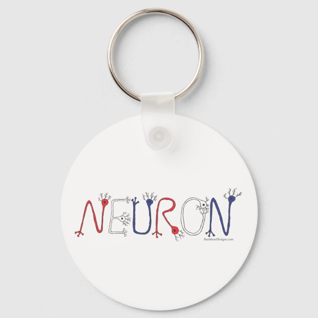 Porte-clés Porte - clé neuronique (patriotique) (Recto)