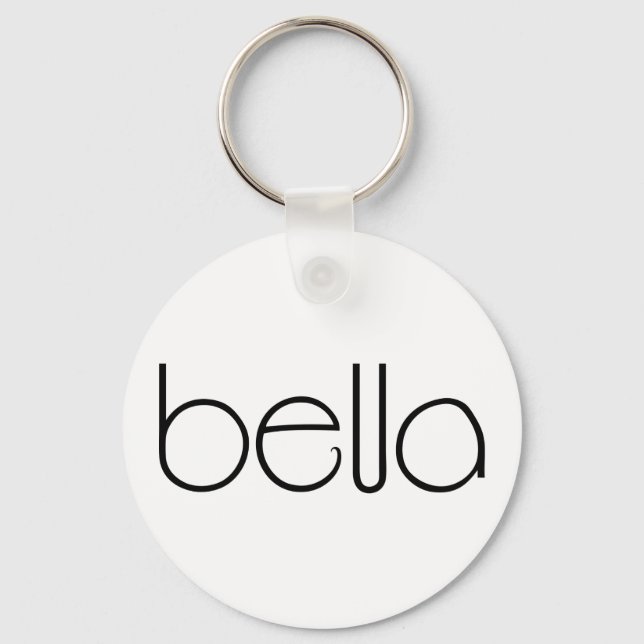 Porte-clés Porte - clé noir Bella (Recto)