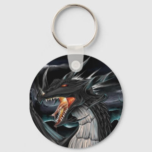 Porte-clés Porte - clé noir de dragon