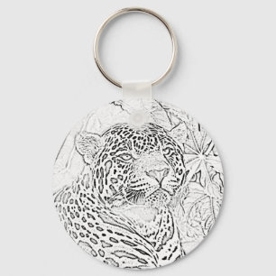 Porte-clés Porte - clé (noir) de Jaguar