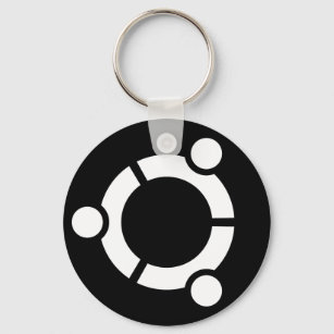 Porte-clés Porte - clé noir Ubuntu