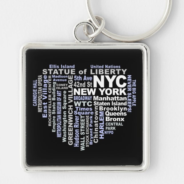 Porte-clés Porte - clé NYC (Devant)