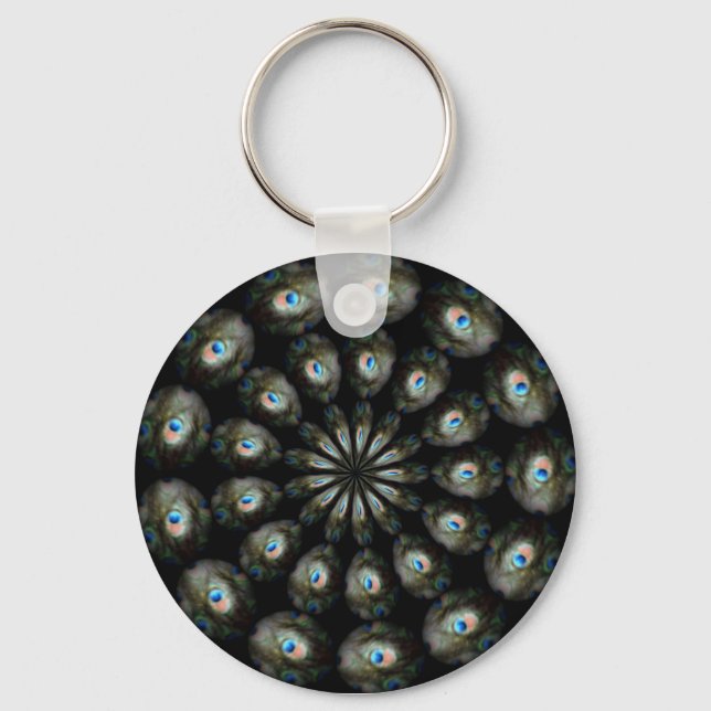 Porte-clés Porte - clé oculaire Peacock (Recto)