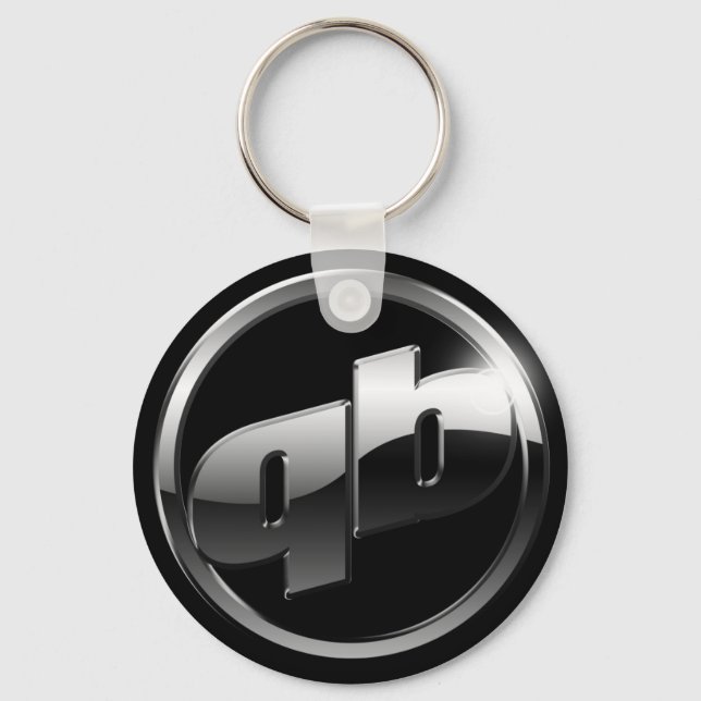 Porte-clés Porte - clé officiel du logo QB (Recto)