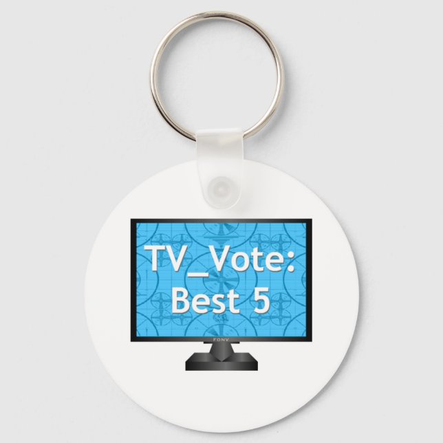 Porte-clés PORTE - CLÉ officiel du vote TV (Recto)