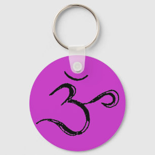 Porte-clés PORTE - CLÉ OM violet