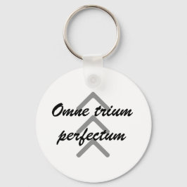 Porte-clés Porte - clé "Omne trium perfectum"