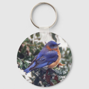 Porte-clés Porte - clé oriental d'oiseau bleu