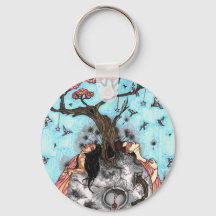 porte - clé "Par la Lune"