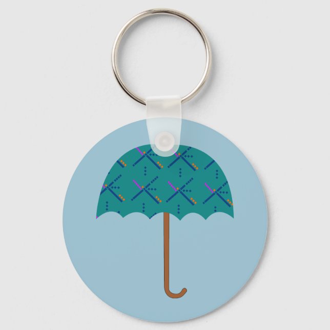 Porte-clés PORTE - CLÉ parapluie pour tapis de l'aéroport PDX (Recto)