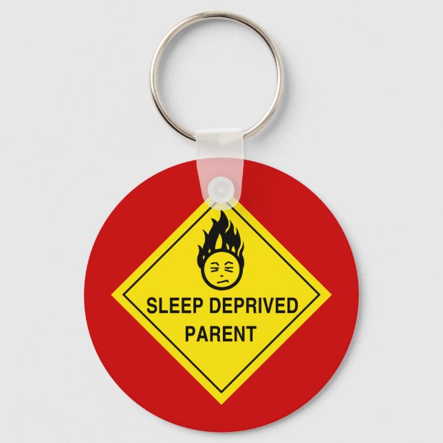 Porte-clés Porte - clé parent privé du sommeil (Recto)
