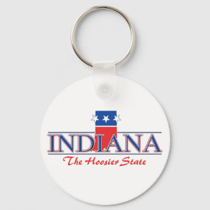 Porte-clés Porte - clé patriotique de l'Indiana