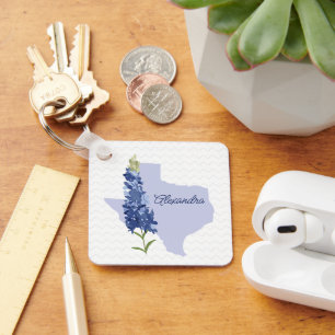 Porte-clés Porte - clé personnalisé Bluebonnet Texas