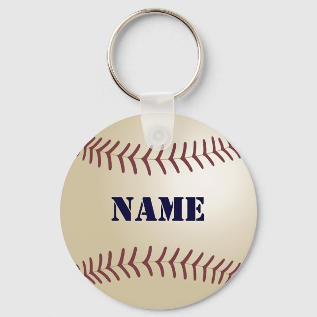 Porte-clés Porte - clé personnalisé de baseball (Recto)