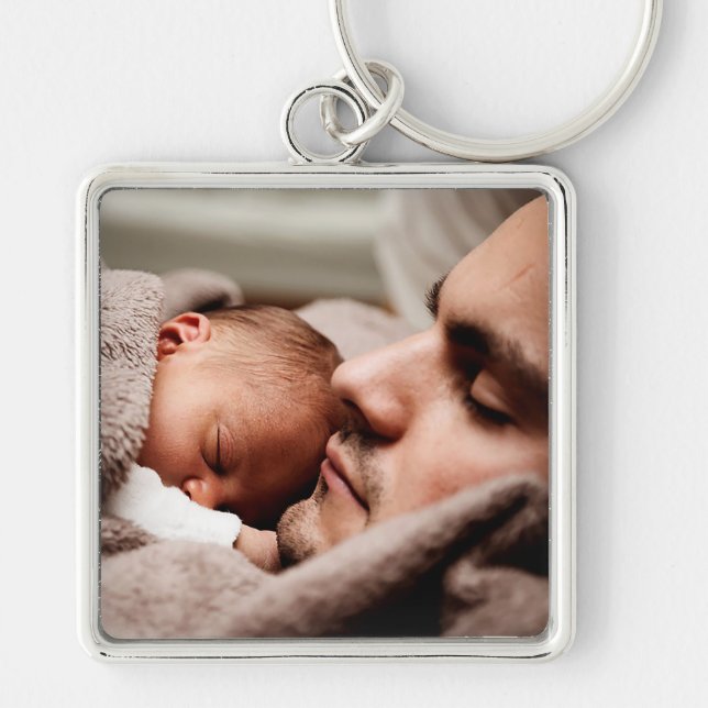 Porte-clés Porte - clé personnalisé de photo (Devant)