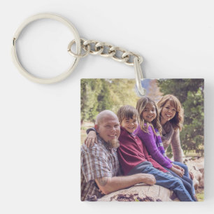 Porte-clés Porte - clé personnalisé de photo de famille